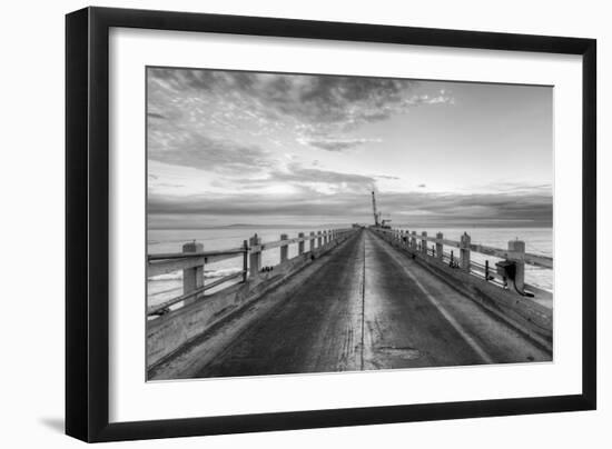 Carpinteria Pier View II-Chris Moyer-Framed Photographic Print