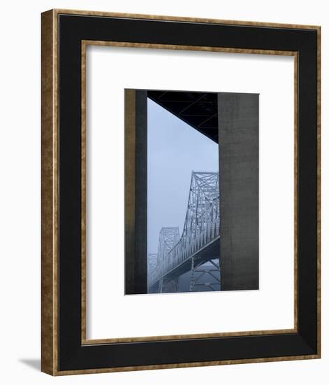 Carquinez Bridge, Crockett, California, USA-Panoramic Images-Framed Photographic Print