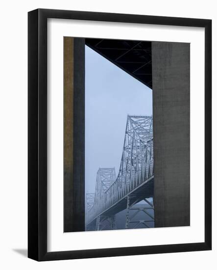 Carquinez Bridge, Crockett, California, USA-Panoramic Images-Framed Photographic Print