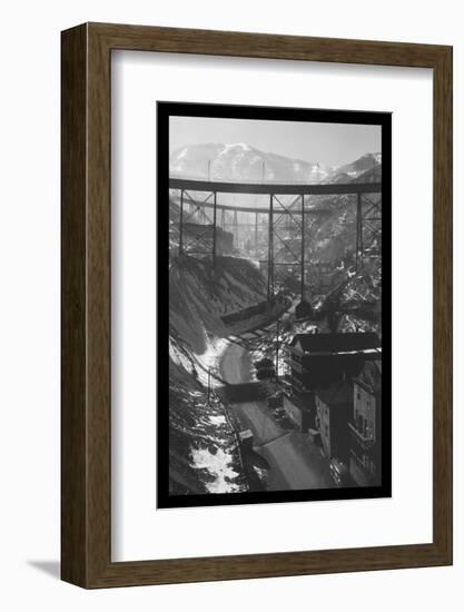 Carr Fork Canyon, as Seen from the G Bridge-Andreas Feininger-Framed Photo