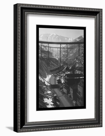 Carr Fork Canyon, as Seen from the G Bridge-Andreas Feininger-Framed Photo