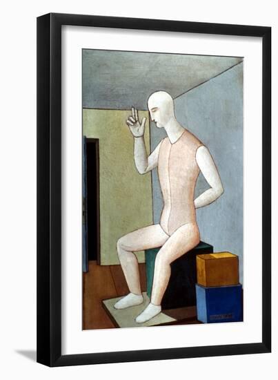 Carra: Idol, 1917-Carlo Carra-Framed Giclee Print