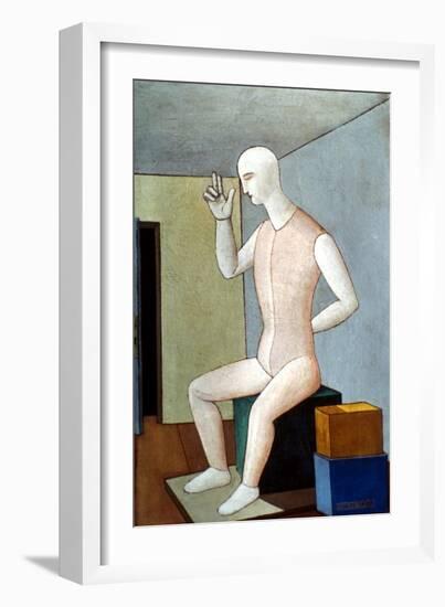 Carra: Idol, 1917-Carlo Carra-Framed Giclee Print