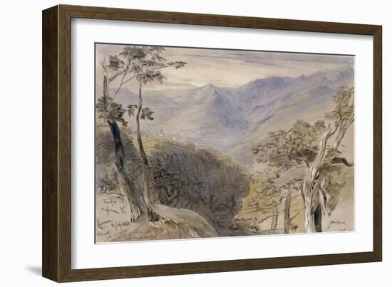 Carrara, Italy, 1861-Edward Lear-Framed Giclee Print