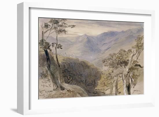 Carrara, Italy, 1861-Edward Lear-Framed Giclee Print