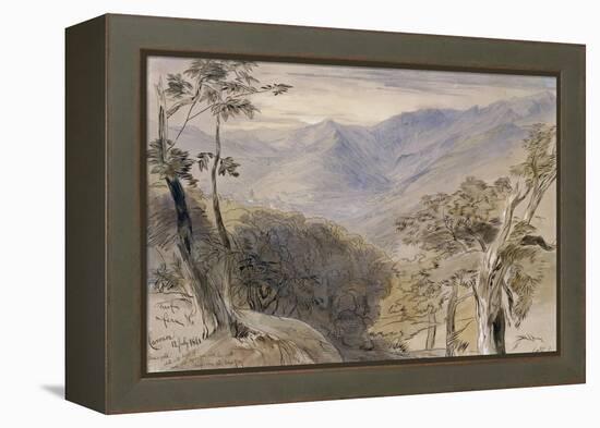 Carrara, Italy, 1861-Edward Lear-Framed Premier Image Canvas