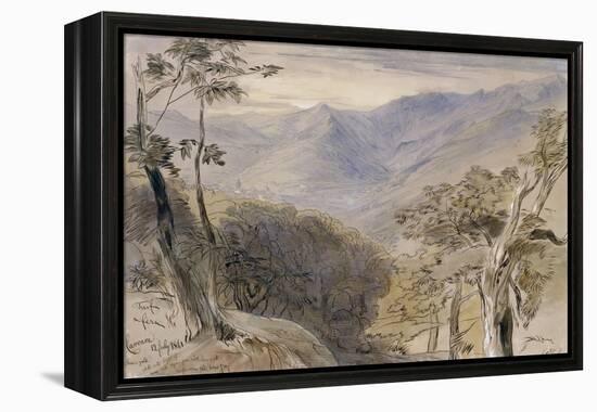 Carrara, Italy, 1861-Edward Lear-Framed Premier Image Canvas
