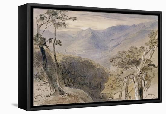 Carrara, Italy, 1861-Edward Lear-Framed Premier Image Canvas