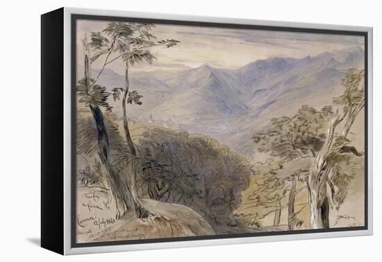 Carrara, Italy, 1861-Edward Lear-Framed Premier Image Canvas