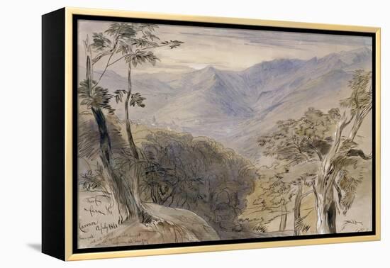 Carrara, Italy, 1861-Edward Lear-Framed Premier Image Canvas