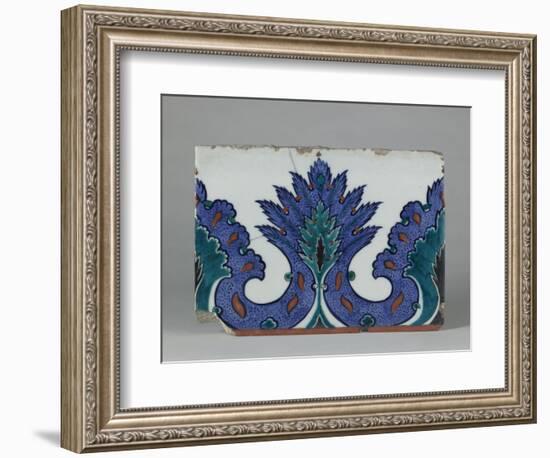 Carreau à décor polychrome-null-Framed Giclee Print