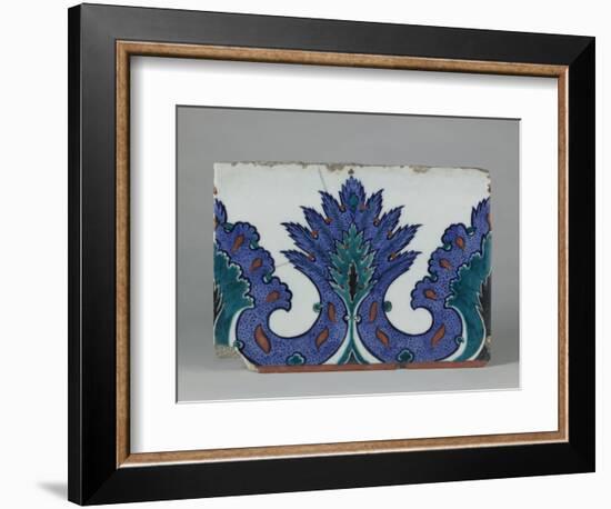 Carreau à décor polychrome-null-Framed Giclee Print