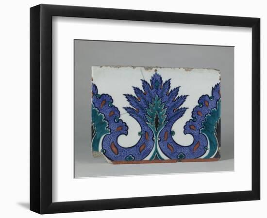 Carreau à décor polychrome-null-Framed Giclee Print