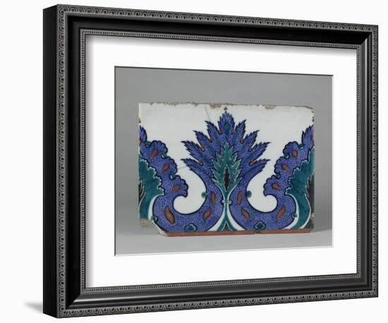 Carreau à décor polychrome-null-Framed Giclee Print