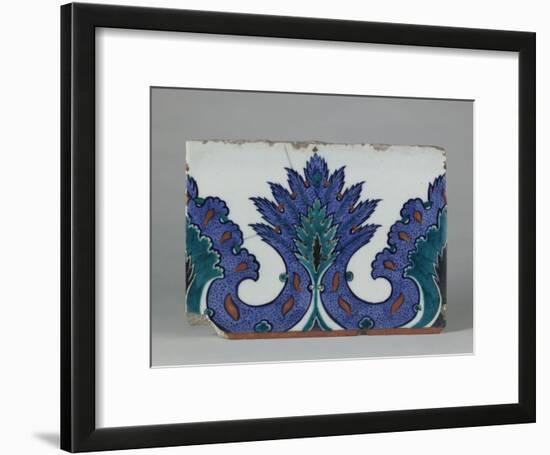 Carreau à décor polychrome-null-Framed Giclee Print