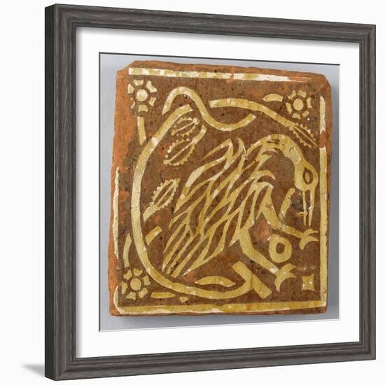 Carreau de pavage : oiseaux-null-Framed Giclee Print