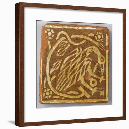 Carreau de pavage : oiseaux-null-Framed Giclee Print