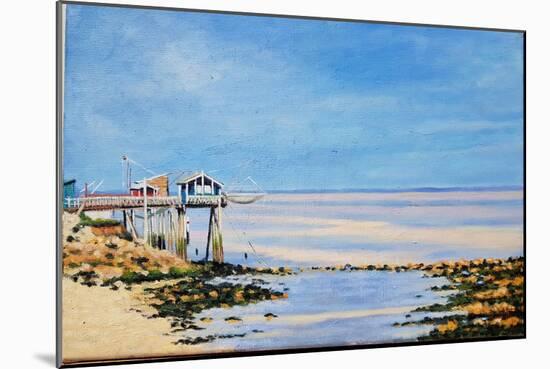 Carrelets in Gironde-Michel Bultet-Mounted Giclee Print