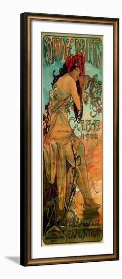 Carriage Dealers, 1902-Alphonse Mucha-Framed Giclee Print