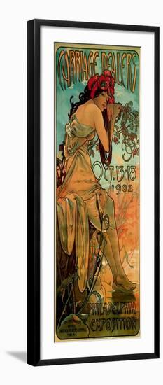 Carriage Dealers, 1902-Alphonse Mucha-Framed Giclee Print