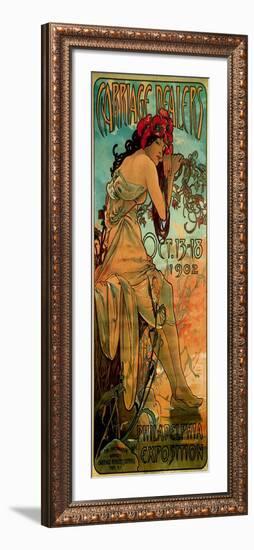 Carriage Dealers, 1902-Alphonse Mucha-Framed Giclee Print