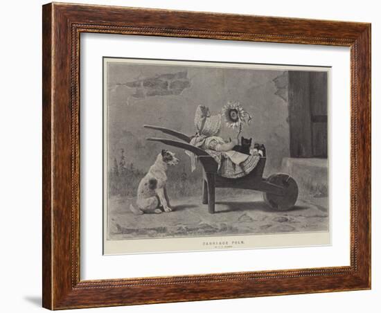 Carriage Folk-John Charles Dollman-Framed Giclee Print