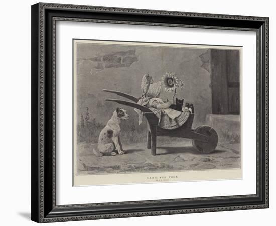 Carriage Folk-John Charles Dollman-Framed Giclee Print