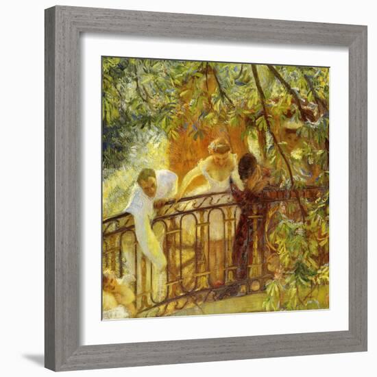 Carriage in Waiting-Gaston De Latouche-Framed Giclee Print