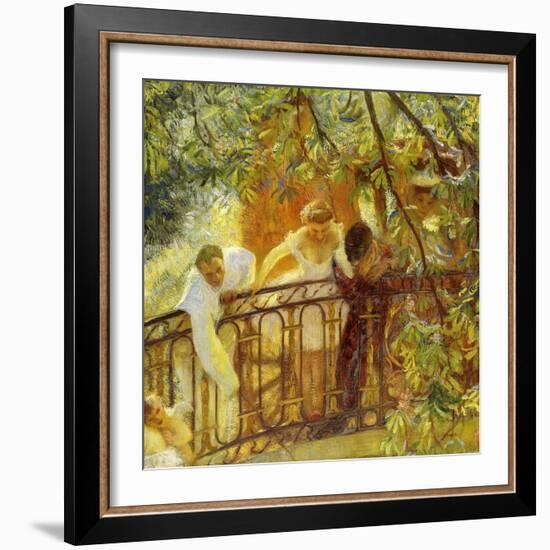 Carriage in Waiting-Gaston De Latouche-Framed Giclee Print