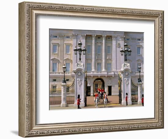 Carriage Leaving Buckingham Palace, London, England, UK-Adina Tovy-Framed Photographic Print