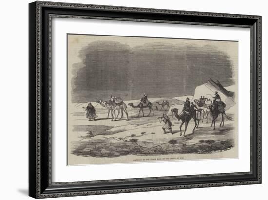 Carriage of the Indian Mail on the Desert of Suez-null-Framed Giclee Print
