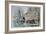 Carriage Ride, Central Park-Anthony Butera-Framed Giclee Print