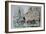 Carriage Ride, Central Park-Anthony Butera-Framed Giclee Print