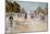 Carriages on the Champs Elysees-Georges Stein-Mounted Giclee Print