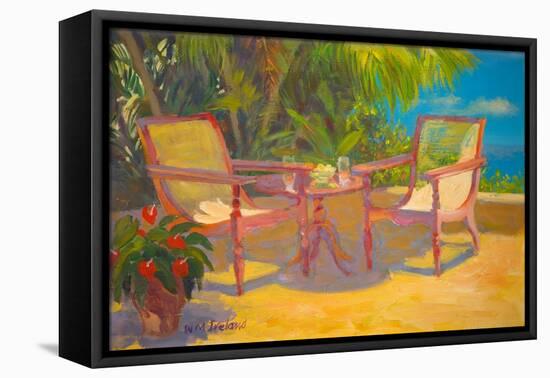 Carribean Terrace (Oil on Board)-William Ireland-Framed Premier Image Canvas