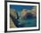 Carrick-A-Rede Rope Bridge to Carrick Island, Larrybane Bay, County Antrim, Ulster-Neale Clarke-Framed Photographic Print