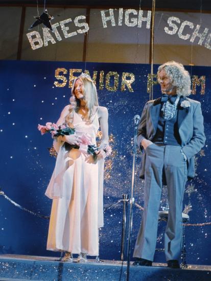 carrie white prom dress 1976 One Iconic Look: Sissy Spacek's Pink Prom Gown in "Carrie" (1976)