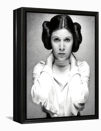 CARRIE FISHER. "Star Wars: Episode IV-A New Hope" [1977], directed by GEORGE LUCAS.-null-Framed Premier Image Canvas