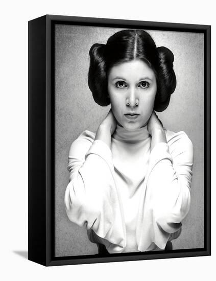 CARRIE FISHER. "Star Wars: Episode IV-A New Hope" [1977], directed by GEORGE LUCAS.-null-Framed Premier Image Canvas