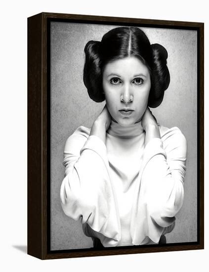 CARRIE FISHER. "Star Wars: Episode IV-A New Hope" [1977], directed by GEORGE LUCAS.-null-Framed Premier Image Canvas