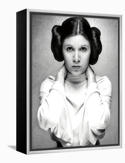 CARRIE FISHER. "Star Wars: Episode IV-A New Hope" [1977], directed by GEORGE LUCAS.-null-Framed Premier Image Canvas