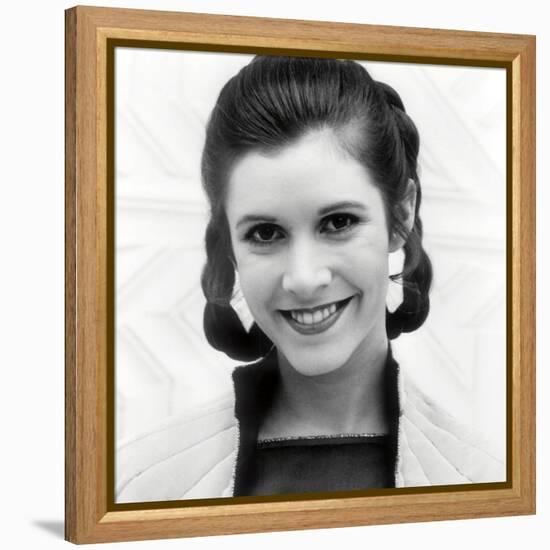 CARRIE FISHER. "STAR WARS: EPISODE V-THE EMPIRE STRIKES BACK" [1980], directed by IRVIN KERSHNER.-null-Framed Stretched Canvas