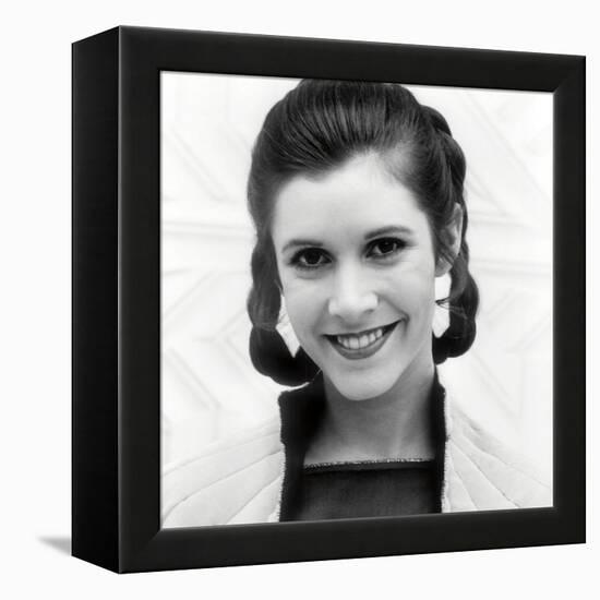 CARRIE FISHER. "STAR WARS: EPISODE V-THE EMPIRE STRIKES BACK" [1980], directed by IRVIN KERSHNER.-null-Framed Stretched Canvas