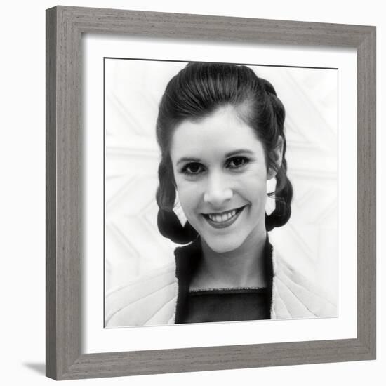 CARRIE FISHER. "STAR WARS: EPISODE V-THE EMPIRE STRIKES BACK" [1980], directed by IRVIN KERSHNER.-null-Framed Photographic Print