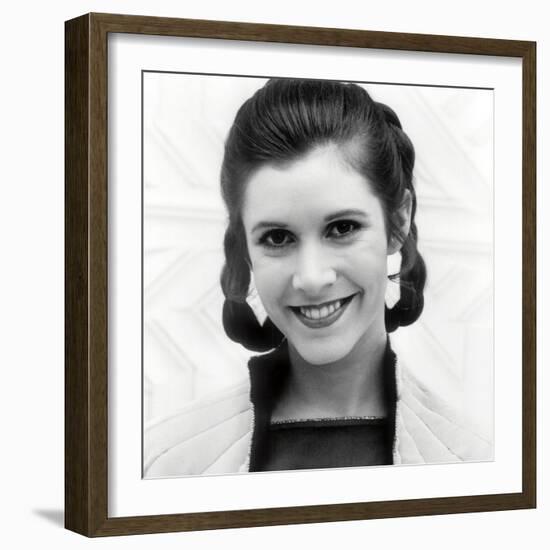 CARRIE FISHER. "STAR WARS: EPISODE V-THE EMPIRE STRIKES BACK" [1980], directed by IRVIN KERSHNER.-null-Framed Photographic Print