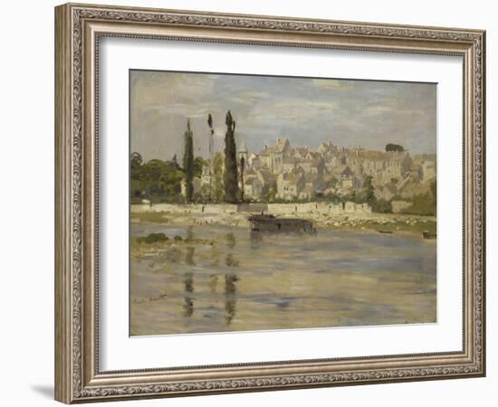 Carrières-Saint-Denis, aujourd'hui Carrières-sur-Seine-Claude Monet-Framed Giclee Print