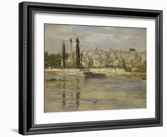 Carrières-Saint-Denis, aujourd'hui Carrières-sur-Seine-Claude Monet-Framed Giclee Print