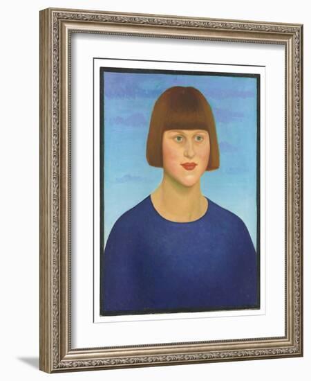 Carrington, 1912 (Oil & Tempera on Canvas)-Mark Gertler-Framed Giclee Print