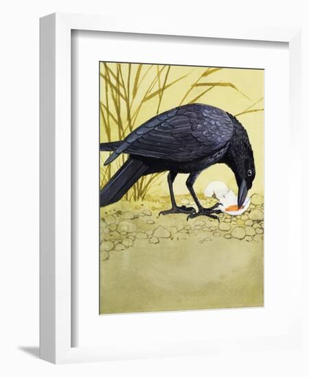 Carrion Crow-null-Framed Giclee Print