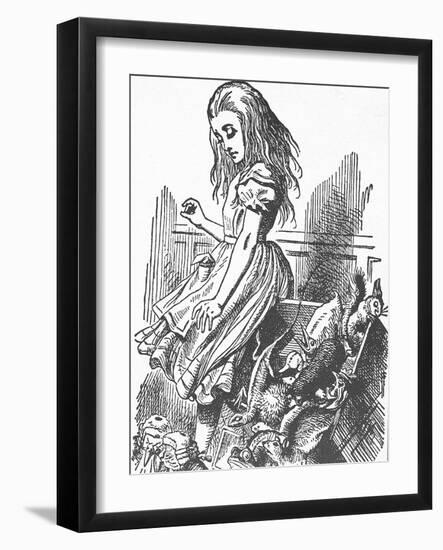 Carroll, Lewis (1832-1898). English Writer, Mathematician and Photographer. Alice's Adventures in W-John Tenniel-Framed Giclee Print